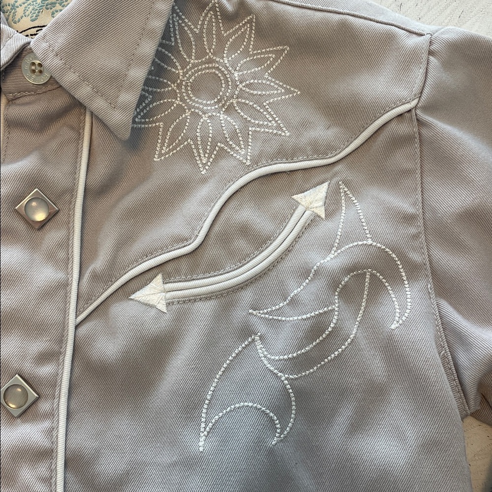 Kids Roper Western Shirt size 4/5 - Picture 3 of 7